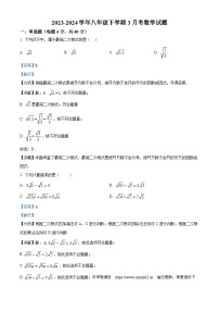 10，福建省莆田市涵江区青璜中学2023-2024学年八年级下学期月考数学试题