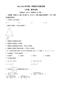 2024年广东省深圳市南山区桃源中学中考二模数学试题（原卷版+解析版）