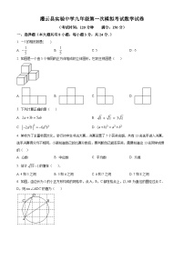 2024年江苏省连云港市灌云县实验中学中考一模数学试题（原卷版+解析版）