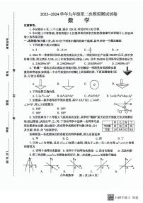 2024年河南省焦作市中考二模数学试题