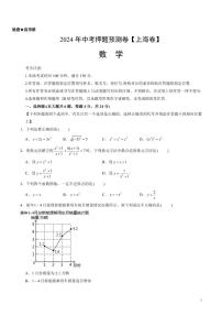 2024年中考押题预测卷【上海卷】数学（考试版）