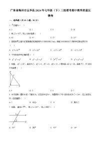 广东省梅州市五华县2023-2024学年七年级下学期三校联考期中数学试题（原卷版+解析版）