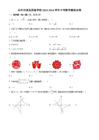 2024年湖南省永州市道县绍基学校中考模拟数学试题（原卷版+解析版）