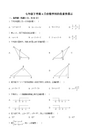 黑龙江省哈尔滨市第四十七中学校2023-2024学年七年级下学期期中数学试题（原卷版+解析版）