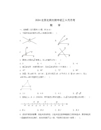 2024北京北师大附中初三下学期5月月考数学试卷