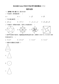 2024年黑龙江省阿城区中考二模数学试题（原卷版+解析版）