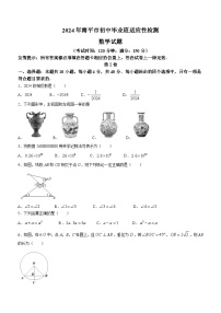 2024年福建省南平市中考二模数学试题(含答案)