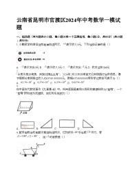 云南省昆明市官渡区2024年中考数学一模试题