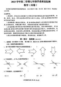 广东省市花都区2023-2024学年七年级下学期数学期中试题