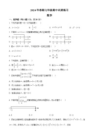 河南省南阳市南召县2023-2024学年七年级下学期期中数学试题（原卷版+解析版）