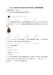 2024年河南省平顶山市部分学校中考数学二模试卷附解析