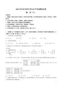 2024年长沙市初中学业水平考试模拟试卷数学（六）