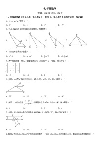 山东省潍坊市高密市2023-2024学年七年级下册期中考试数学试题（含解析）