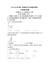 山东省德州市夏津县2023-2024学年七年级下册期中考试数学试题（含解析）