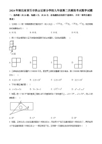 2024年湖北省黄石市铁山区部分学校中考二模数学试题（原卷版+解析版）