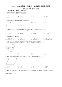 广东省东莞市外国语学校、寮步镇外国语学校2023-2024学年八年级下学期期中数学试题