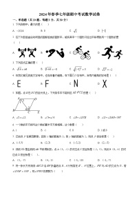 湖北省荆门市石化中学2023-2024学年七年级下学期期中数学试题（原卷版+解析版）