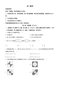 山东省威海市乳山市2023-2024学年七年级下学期期中考试数学试题（五四制）（原卷版+解析版）