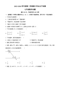 山东省烟台市莱州市2023-2024学年七年级下学期4月期中考试数学试题（原卷版+解析版）