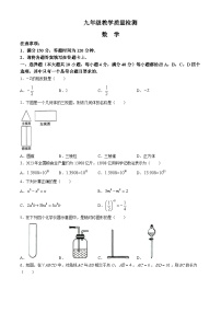 2024年安徽省合肥市长丰县中考二模数学试题