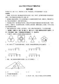 01，2024年山东省淄博市周村区中考一模数学试题(无答案)