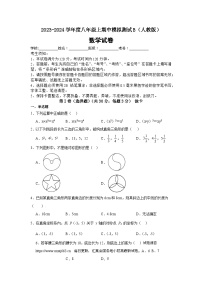 09，黑龙江省哈尔滨市巴彦县华山乡中学2023-2024学年八年级下学期期中模拟测试数学试卷B