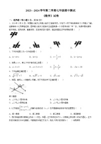 06，河南省新乡市河南师范大学附属中学2023-2024学年七年级下学期期中数学试题