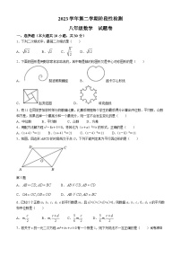 21，浙江省杭州市十三中教育集团（总校）2023-2024学年八年级下学期期中数学试题