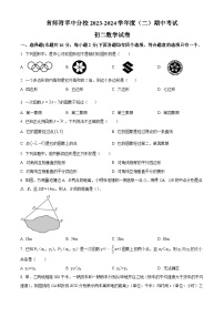 北京市首都师范大学附属苹果园中学分校2023-2024学年八年级下学期期中数学试题（原卷版+解析版）