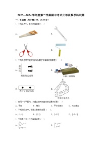 广东省江门市新会区葵城中学2023-2024学年七年级下学期期中数学试题（含解析）