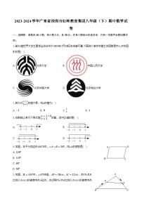 2023-2024学年广东省深圳市红岭教育集团八年级（下）期中数学试卷（含解析）