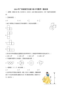 2024年广东省韶关市新丰县中考数学一模试卷（含解析）