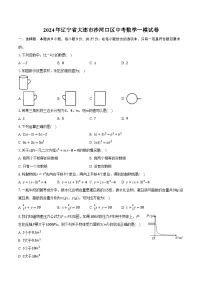 2024年辽宁省大连市沙河口区中考数学一模试卷（含解析）