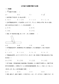 黑龙江省齐齐哈尔市富裕县第二中学2023-2024学年七年级下学期期中数学试题（原卷版+解析版）