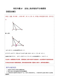 人教版八年级数学下学期题型模型培优专题练专题07锐角平分线模型-原卷版+解析