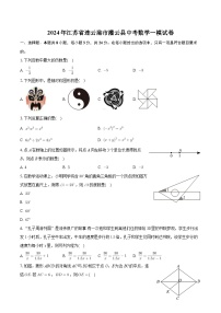 2024年江苏省连云港市灌云县中考数学一模试卷+