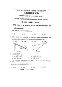 辽宁省葫芦岛市绥中县2023-2024学年八年级下学期5月期中数学试题