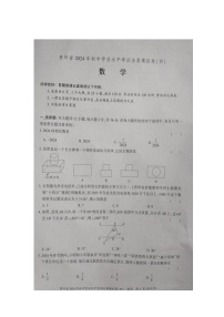 2024年贵州省毕节市金沙县 二中、三中、四中中考三模数学试题
