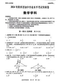 2024年陕西省永寿县部分学校中考一模数学试题(1)