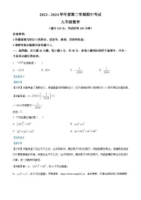 广东省茂名市电白区2023-2024学年九年级下学期期中数学试题