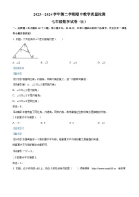 河北省石家庄市平山县2023-2024学年七年级下学期期中数学试题