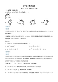 湖南省永州市京华中学2023-2024学年七年级下学期期中数学试题