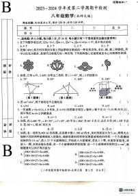 陕西省渭南市高新区2023-2024学年八年级数学下学期期中试题