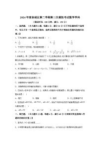 2024年上海市杨浦区中考三模数学试题（含解析）