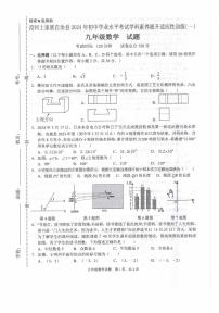 2024年贵州省铜仁市沿河土家族自治县中考一模数学试题