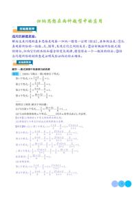 归纳思想在两种题型中的应用-2024年中考数学压轴题专项训练