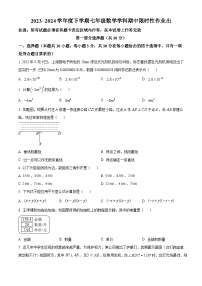 辽宁省沈阳市南昌初级中学2023-2024学年七年级下学期5月期中考试数学试题（原卷版+解析版）