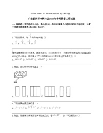 广东省云浮市新兴县2024年中考数学二模试题