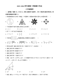 山东省枣庄市滕州市2023-2024学年八年级下学期期中数学试题（原卷版+解析版）