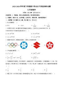 2024年山东省临沂市罗庄区九年级中考一模数学试题（原卷版+解析版）